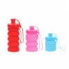 Free sample new arrival FDA travel silicone collapsible water bottle