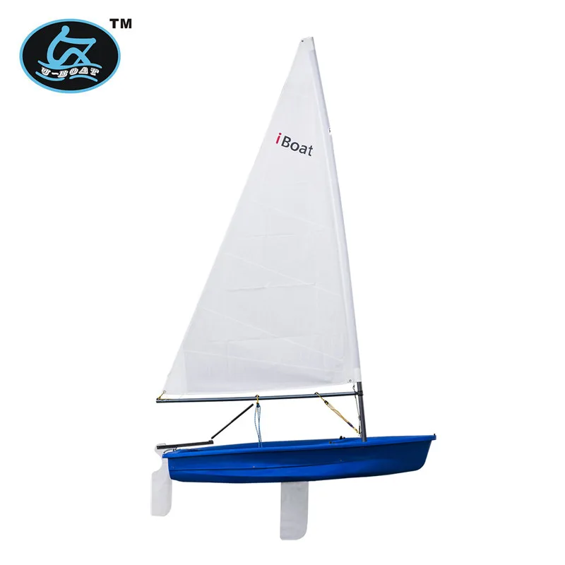 
small optimist plastic sail boat 