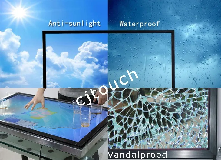 50 Inch IR Infrared Touchscreen - Multi Touch Overlay Kit