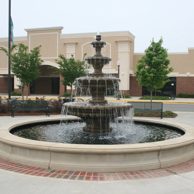 water fountain carving