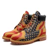 2018 New Fashion American Flag Martin Boots Yellow/Black