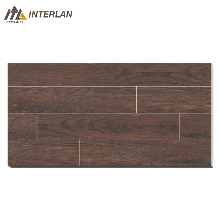 Cheap Price Round Edge Matte Surface Ceramic Wood Look Flooring Tile