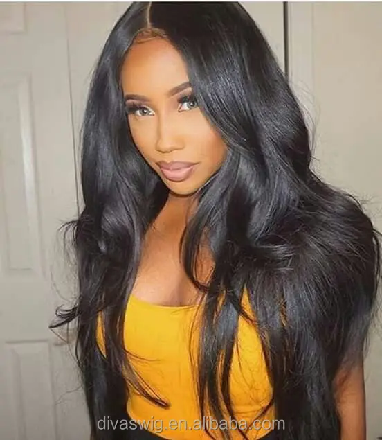

300 density 360 lace frontal wig, Mink Brazilian Virgin hair 18 inch human hair lace front wig
