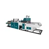 Two lines high speed production plastic shopping bag making machine