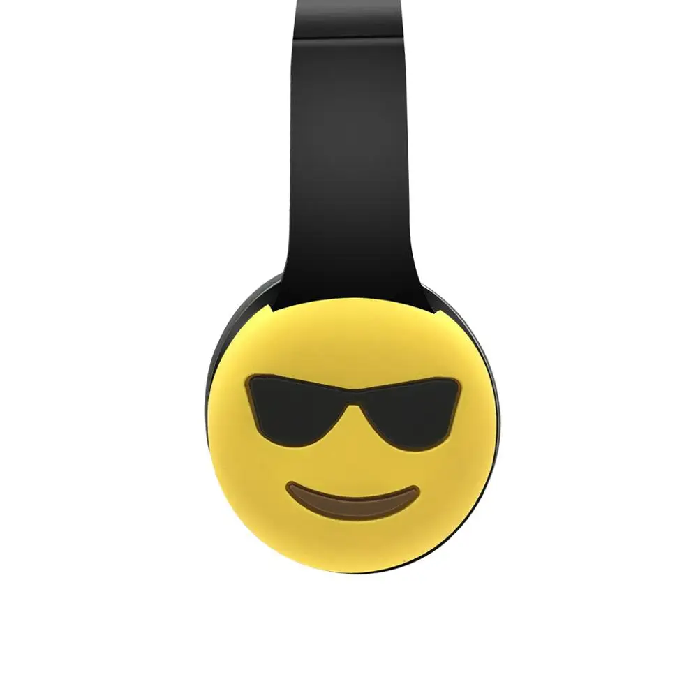 

Wired OEM EMOJI Colour Headset Headphone With MIC For Kids, Red;black;blue
