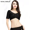 2019 Summer Fashion Spandex Five-points Sleeve Shirt Belly Dance Top Slim Blouse for Belly Dancing