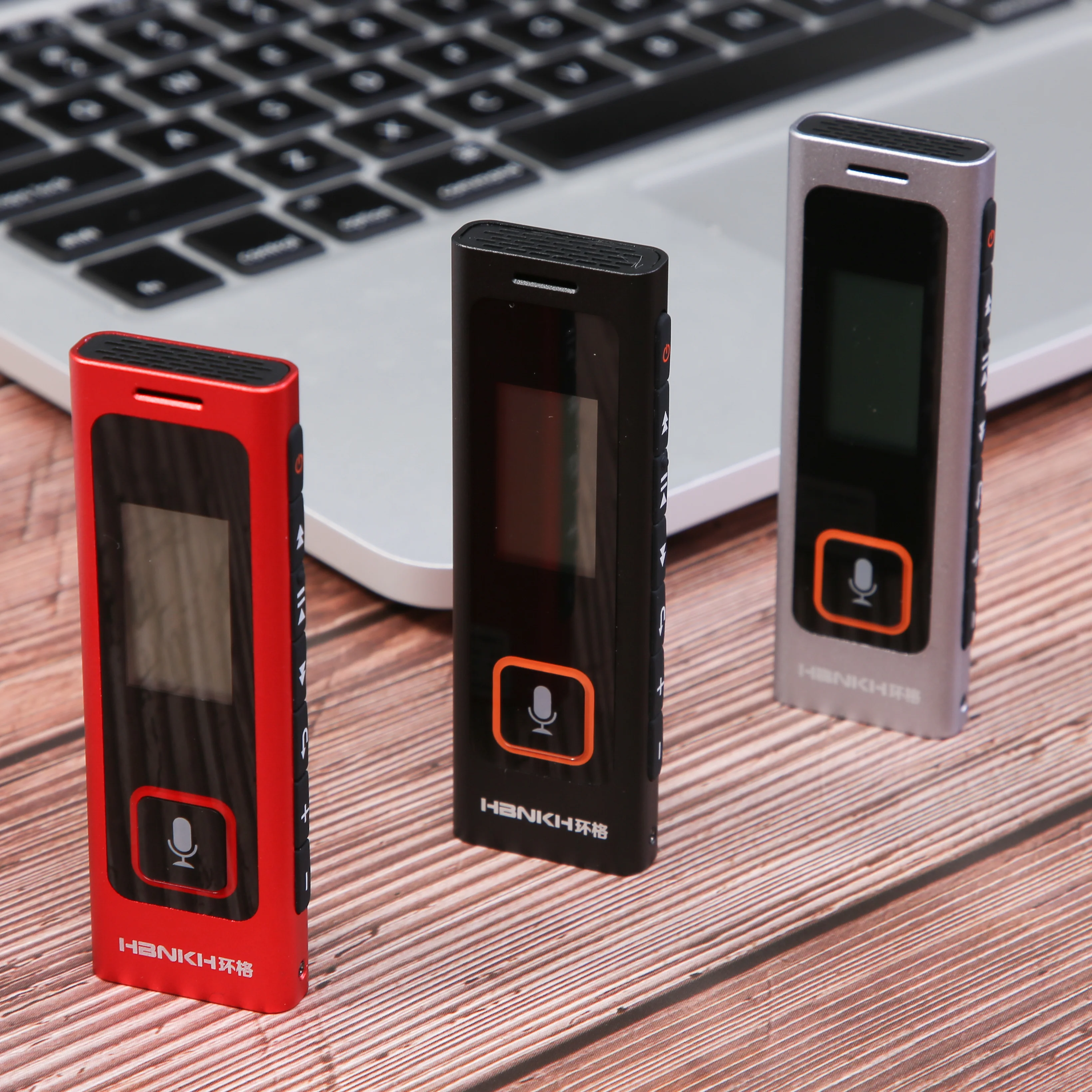

hidden 16gb tiny mini long battery life digital pen voice recorder, Black/red