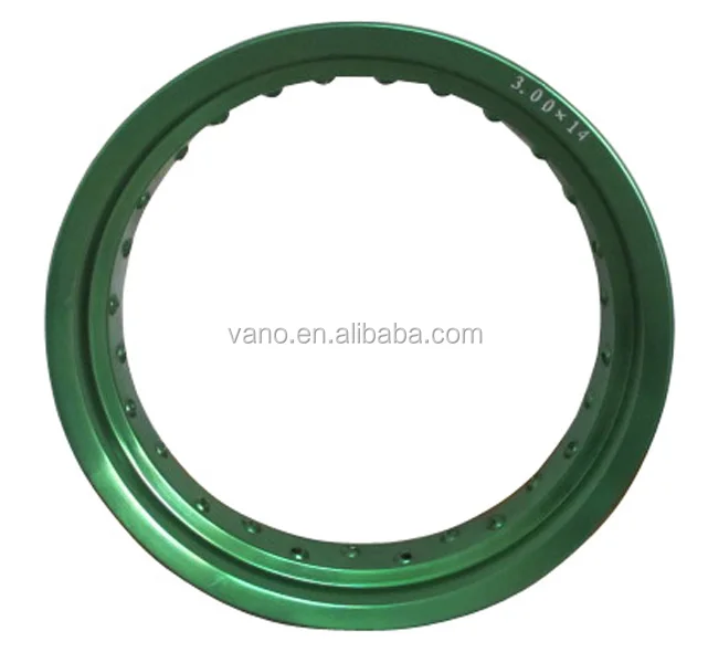 Colorful 3.0x14 Inch Motorcycle Alloy Wheel Rim