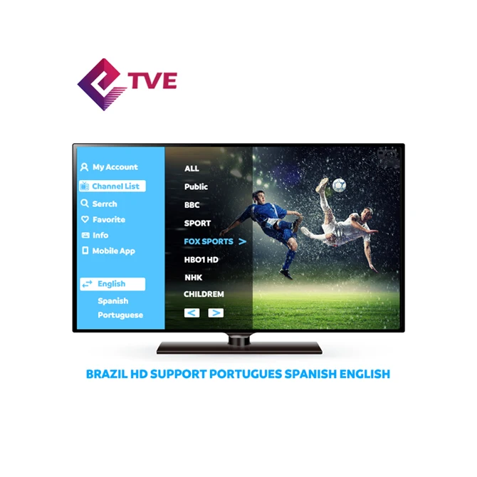 

Yearly Hot Tve Express Code Gift Card IPTV brazil hd tv live channel, N/a