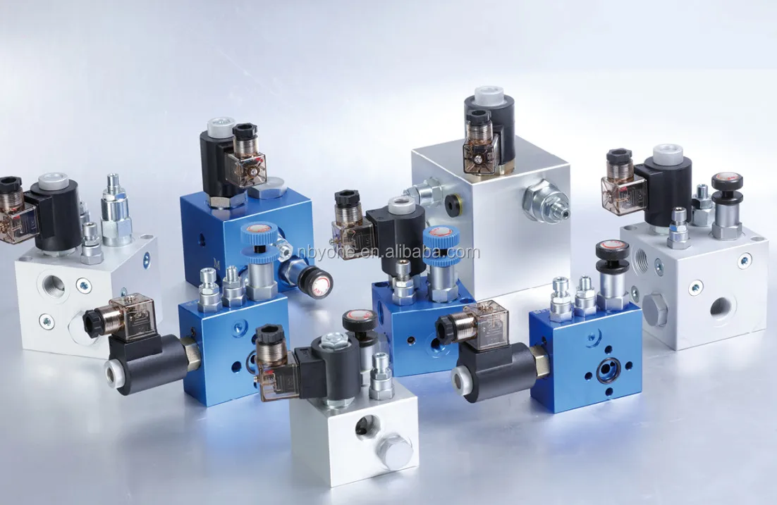 Ef02 Ef04 Hydraulic 220v Power Pack Unit System Manifold Plug Valve