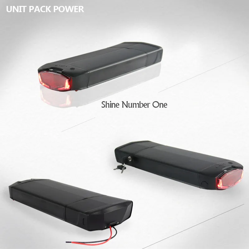 48 Volt Rear Rack Battery pack 48V 10.4Ah Elektrikli bisiklet Li-ion Battery use ICR1865026F cell