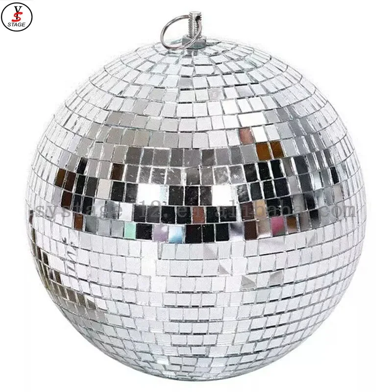 

gold Sliver Mirror Disco Dance Party DJ Ball Mirrored Glass stage light