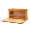 Eco-friendly bamboo Bread box saver with cutting board,bread box,wooden bread bin
