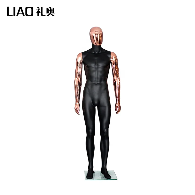 
Chrome Rose gold Matte Black full body maniquies women With base 