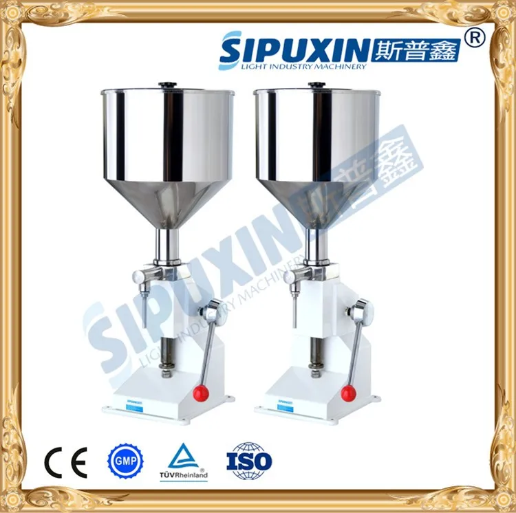 manual paste liquid filling machine