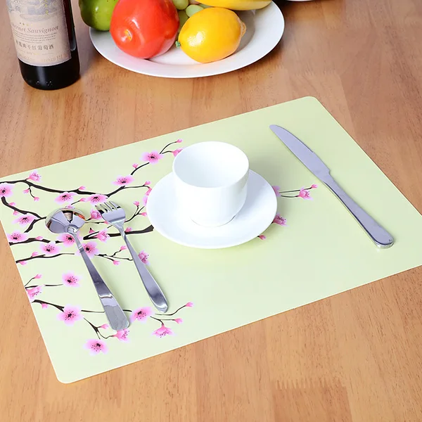 Natural Pp Placemats And Coaster Plastic Placemat For Dining Tablemat Buy Plastic Placemats