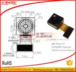 2 M-24 M Pixel Cmos Sensor Kamera Resolusi Tinggi Modul 