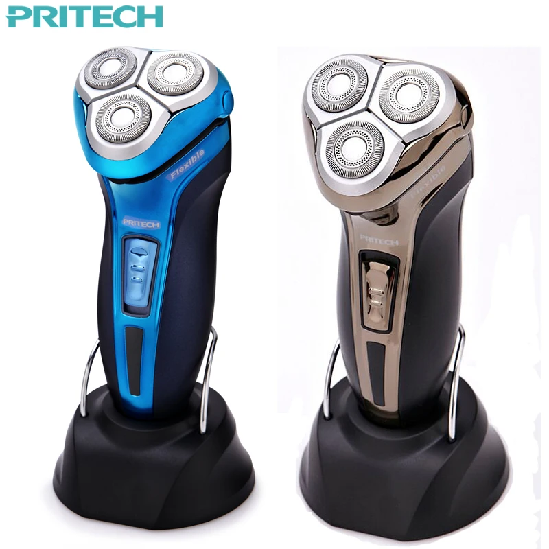

PRITECH New Upgrade 4D Rechargeable Shaving, Black;blue;champagne or customized