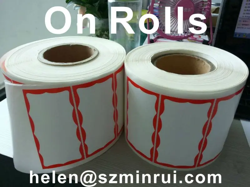 Custom Eggshell Sticker Roll Self adhesive Vinyl Egg Shell Label