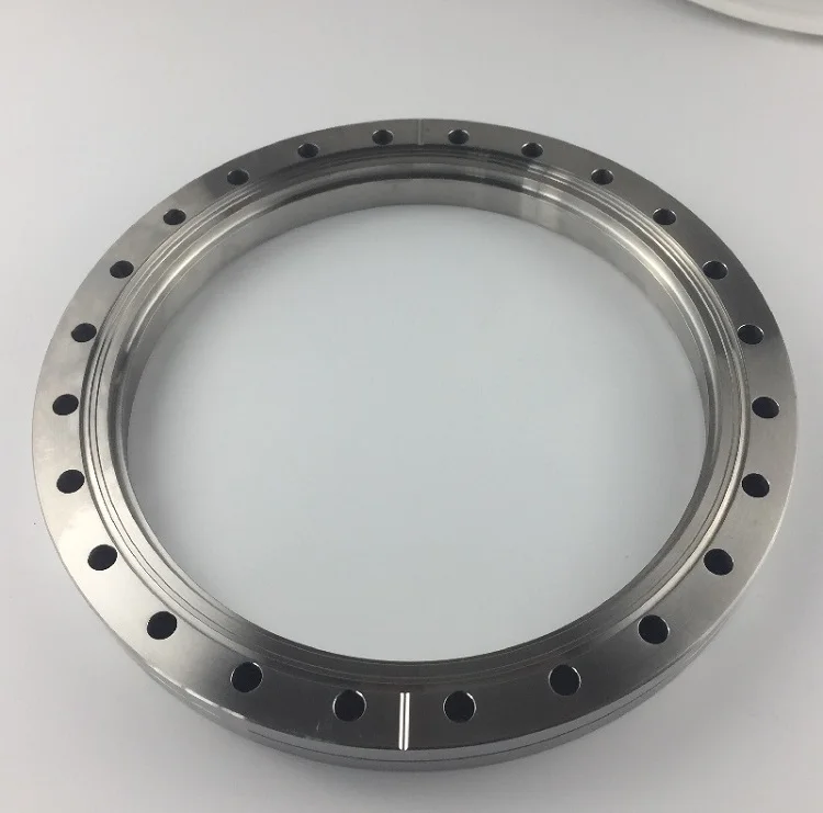Stainless Steel Conflat Cf Flange Vacuum Welded Flange And Bored Flange