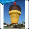 Amazing giant 3D cup-cake model ground balloon can be fly in the sky for birthday party decoration