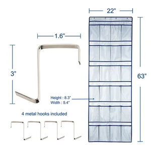 Image of Over The Door Most Durable Shoes Fabric Shoe Hanging Bag Organizer