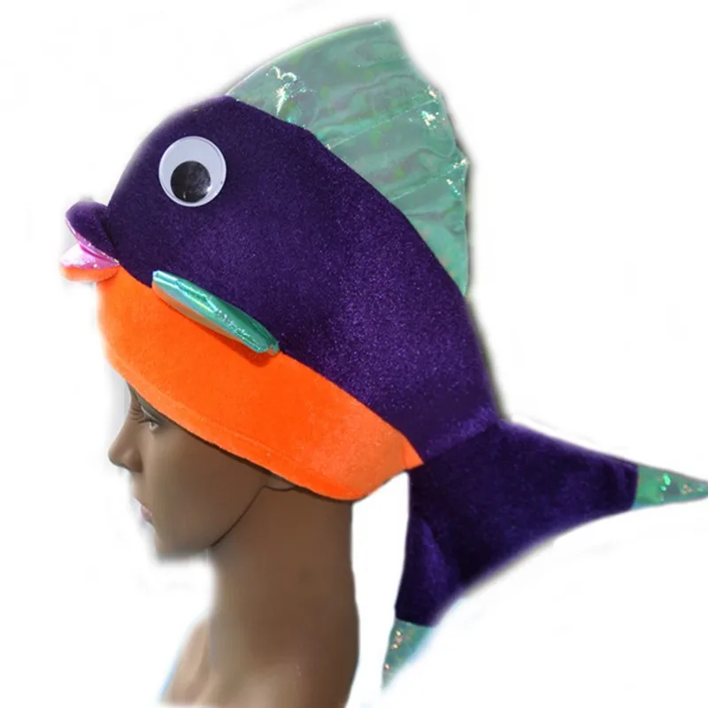 FISHSHOP 5 Pezzi Cappello Maschera Animali Feltro Cappello per Bambini con Nastro Elastico per Feste per Compleanno Natale Halloween Mascherata Cosplay 