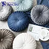 Round Solid Color Chair Cushion Couch Pumpkin Pillow Home Decorative Wheel Floor Pillow