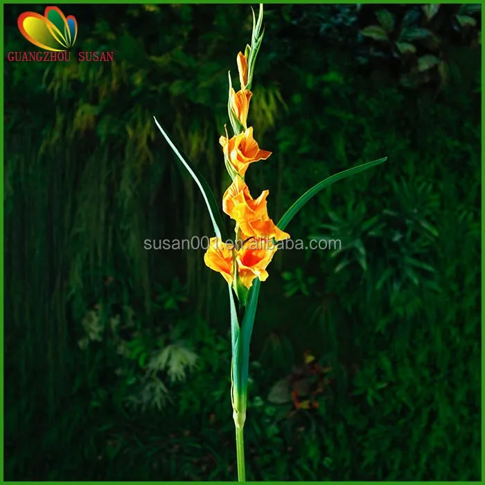Artificial Gladiolus Flower Large Colorful Real Touch Gladiolus Flowers