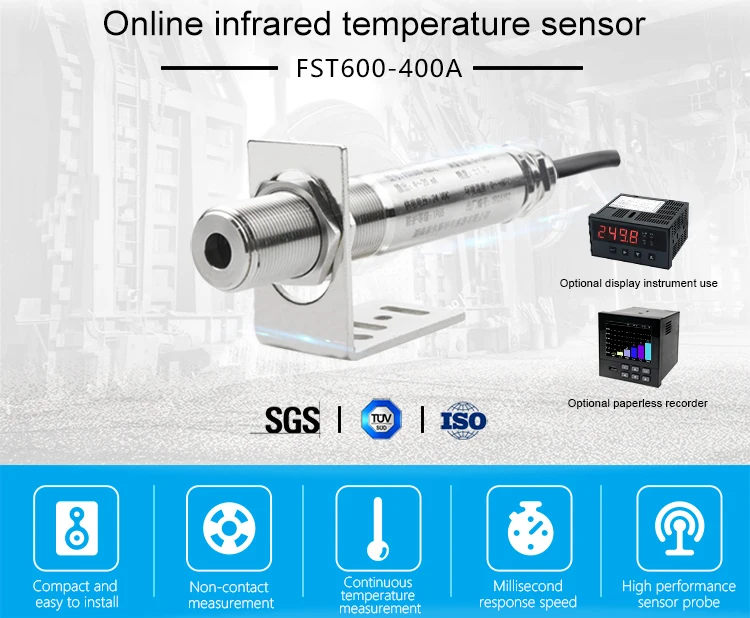 Fst600400a Non Contact Digital 4 20ma Thermocouple Infrared
