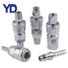 self-locking air quick connect coupler coupling