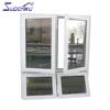 Low-E glass arch shape pvc/upvc fixed glass panel window