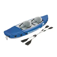 

Bestway 65077 half transparent Fishing Kayak Inflatable fishing canoe