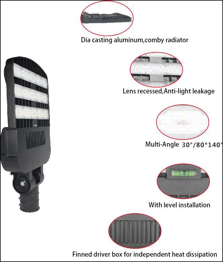 140LM/W modular high way lamp 100w 150w 200w 250w Led Street Light Outdoor