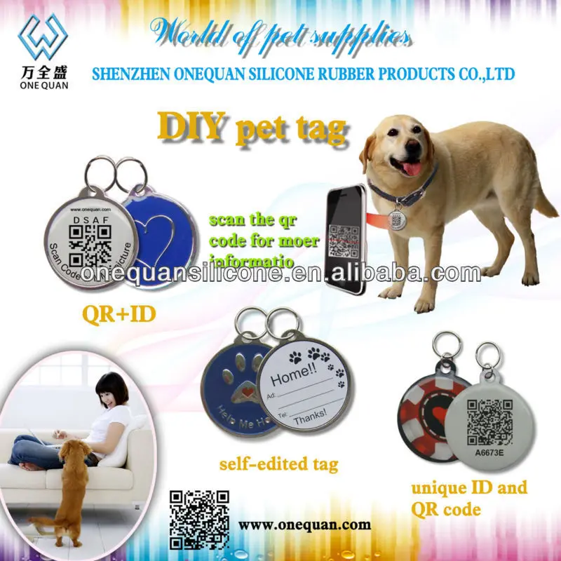 qr code pet tags