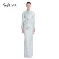 

Wholesale New Arrival Graceful Generous ladies embellishment crystal two piece malaysia Baju Kurung