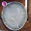 2016 new arrival rough agate stone slice without polished round large agate slices wholesale