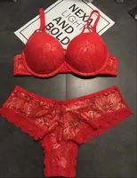 

China factory sexy hot girls cross lace bra sets young ladies underwire push up bra and panties