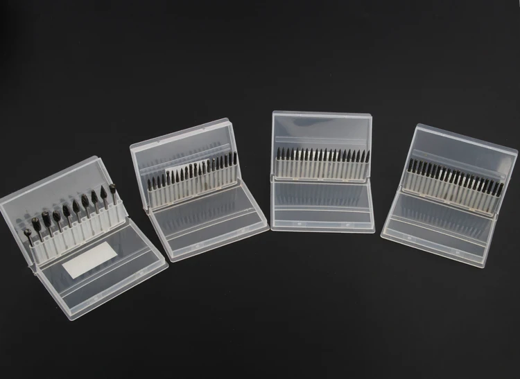 Carbide Burr Set 20pcs Double Cut 1/8 Inch Shank With 1/8head Tungsten