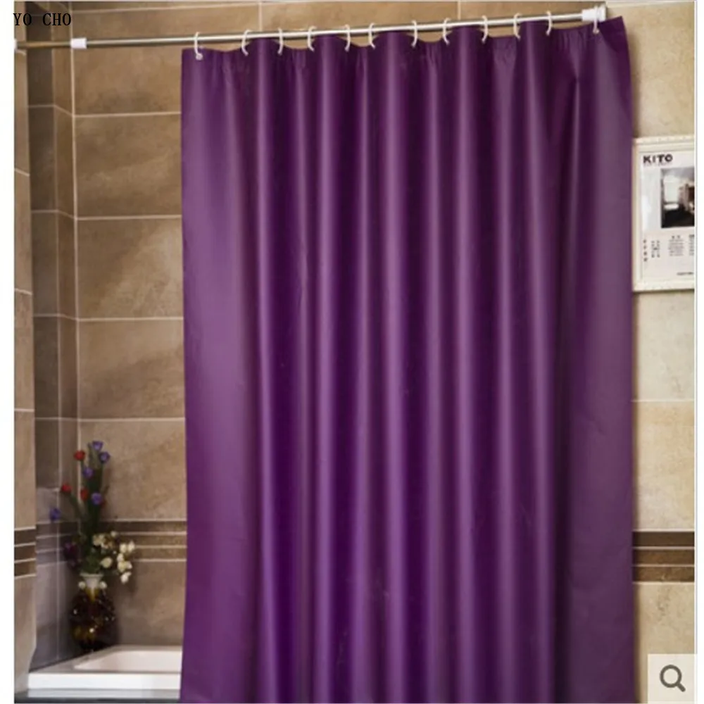 al por mayor caliente color slido moderno estilo mould prueba impermeable cortinas para el bao noble - Cortinas Moradas al por mayor caliente color slido moderno estilo mould prueba impermeable cortinas para el bao noble - Cortinas Moradas