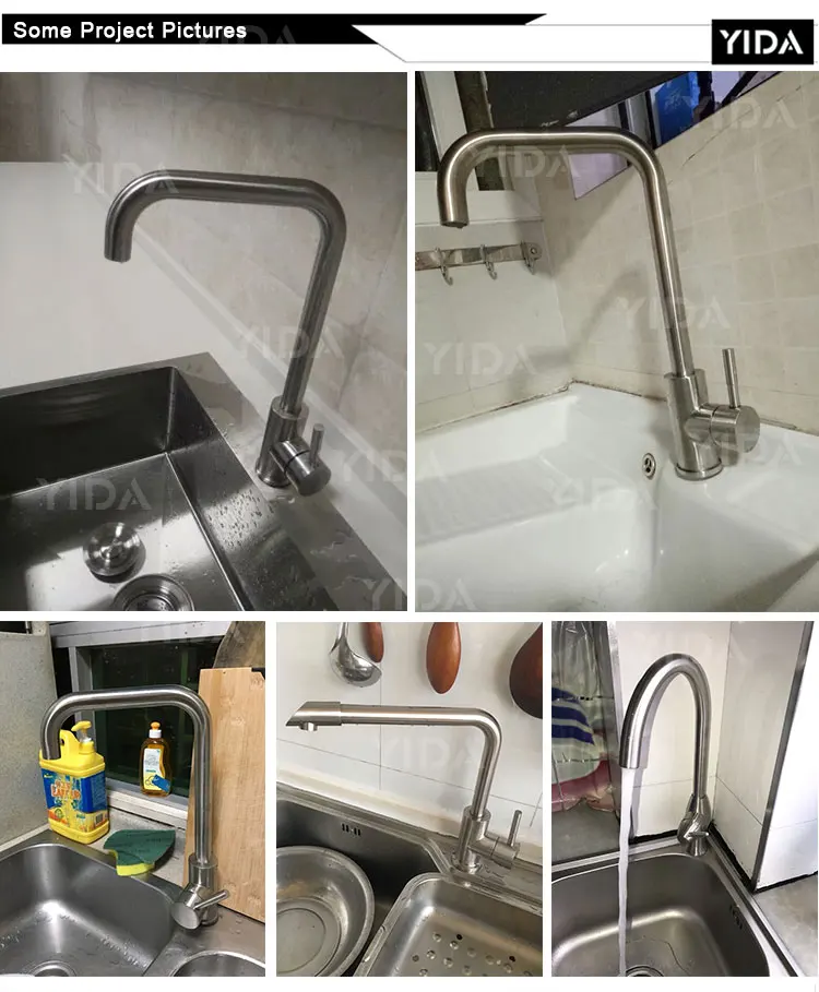 Guangdong supplier single lever faucet commercial desk mounted single lever kitchen water tap prices