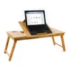 Eco-friendly Bamboo foldable bed laptop computer table