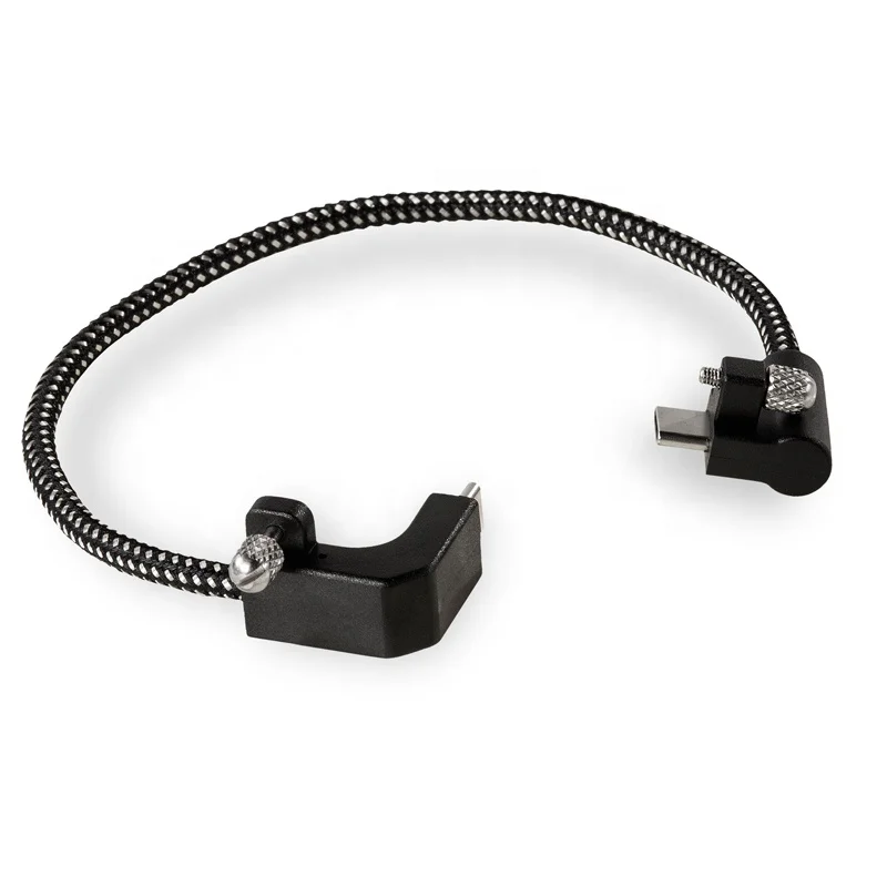 

90 Degree 20cm USB-C Cable for Tilta BMPCC 6k 4K Camera Cage