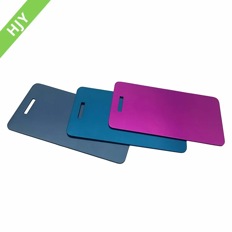 aluminum anodizing luggage tags