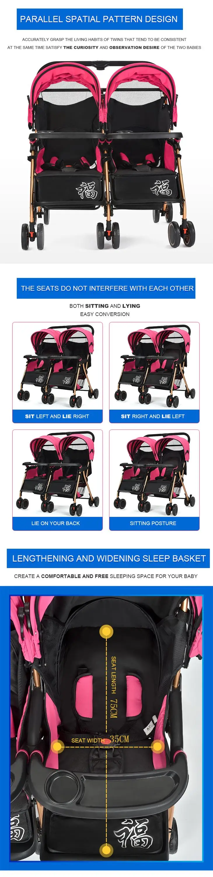 double pushchairs for sale