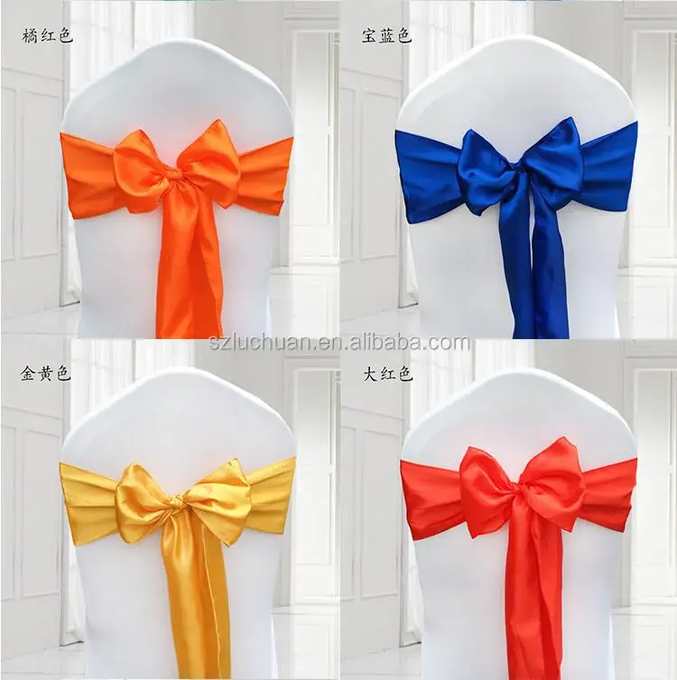Gros Attaches De Chaise Decoration De Mariage Chaise En Satin Buy Ceintures De Chaise En Satin Product On Alibaba Com
