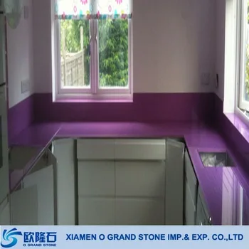 Purple Quartz Artificial Quartz Stone For Kitchen Countertop Buy