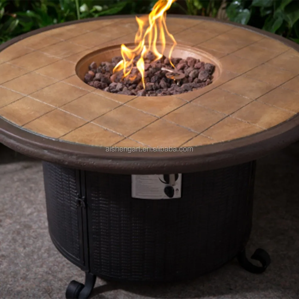 42 Inch Round Propane Gas Fire Pit Table Buy Fire Pit Table Gas Fire Table Gas Fire Pit Product On Alibaba Com