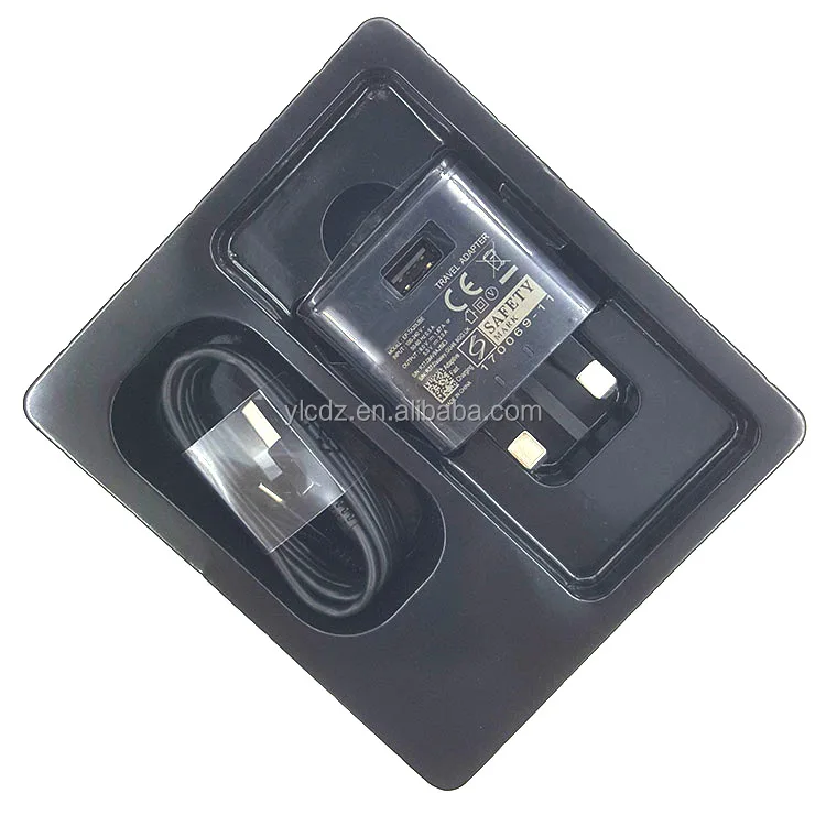 

factory manufacturer charger with usb and type C cable set with the best price, Black