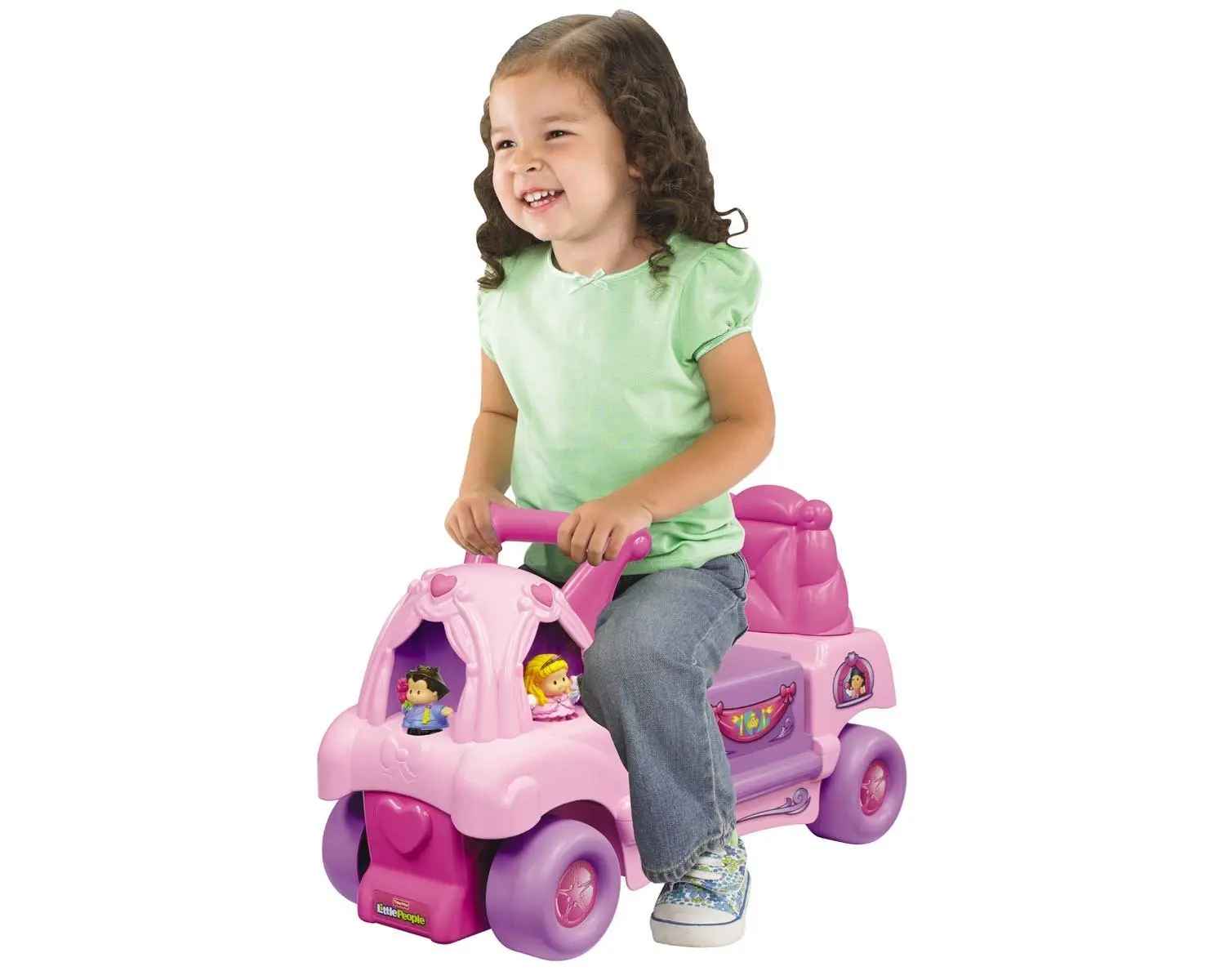 fisher price princess carriage ride on
